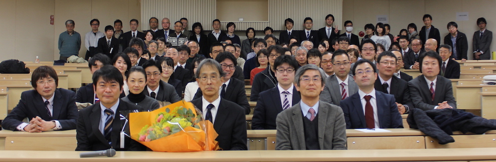 川崎教授の最終講義 退職祝賀会 分子昆虫学研究室